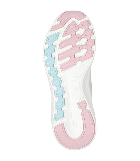 Womens/ladies Arch Fit 2.0 Easy Chic Trainers Natural Pink Skechers