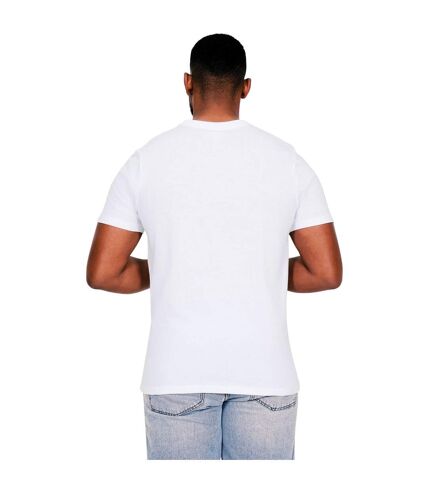 Casual Classics Mens Core Ringspun Cotton Slim T-Shirt (White)