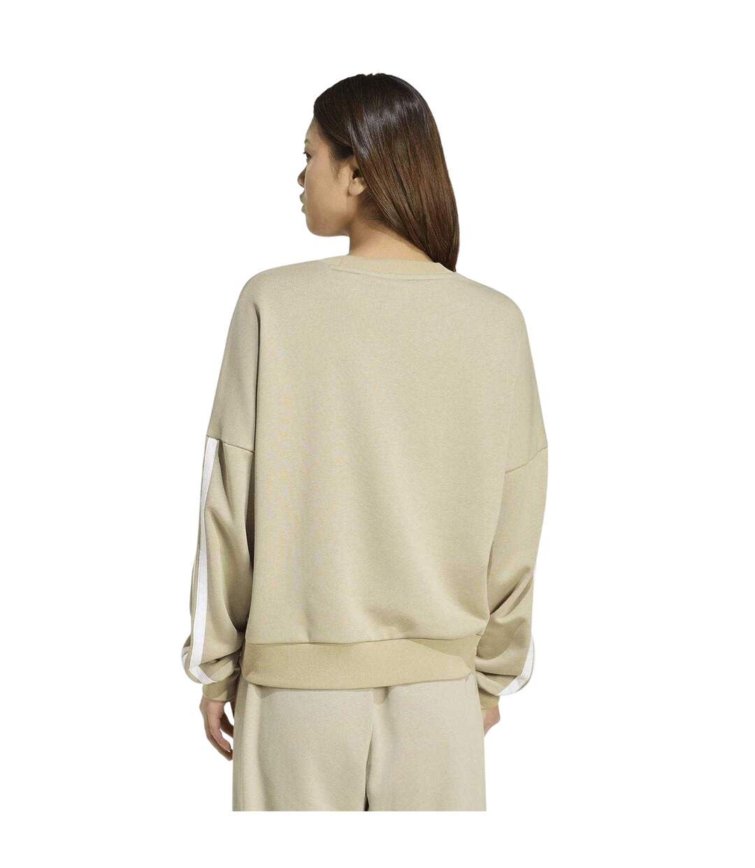 Sweat Motif/style 3 Rayures Femme Bleu Acier Adidas-3