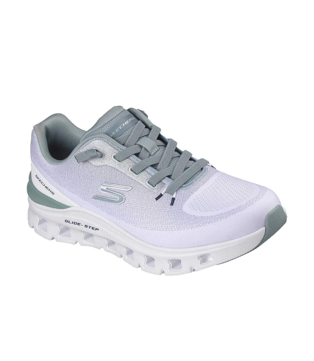 Baskets Glide-step Pro Homme Blanc Bleu Clair Skechers-1