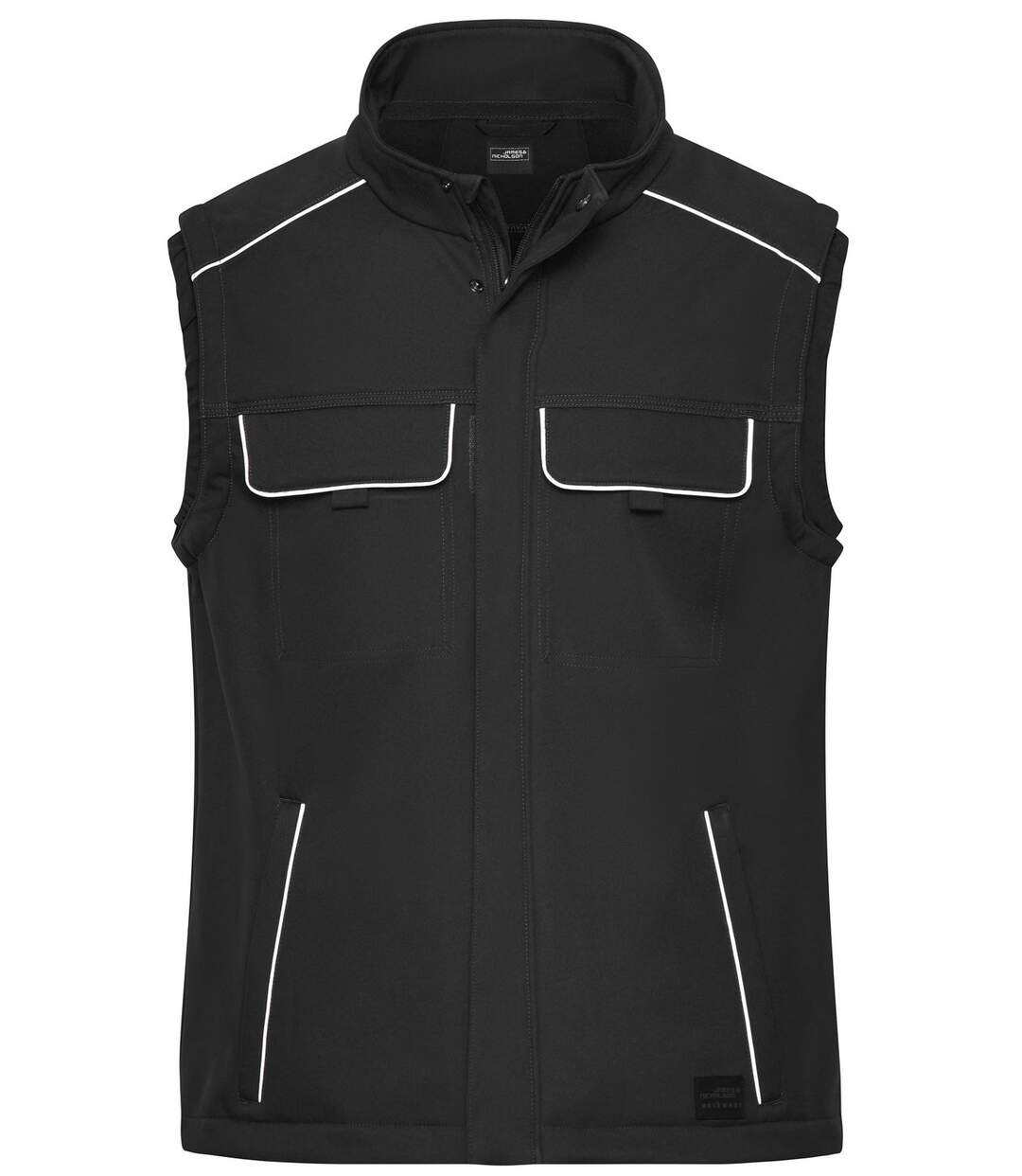 Gilet de travail bodywarmer softshell - JN883 - noir-2