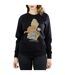 Disney Princess Womens/Ladies Belle Filled Silhouette Sweatshirt (Black)