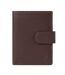 Wesley Leather Card Holder One Size Chocolate Brown Osprey-1