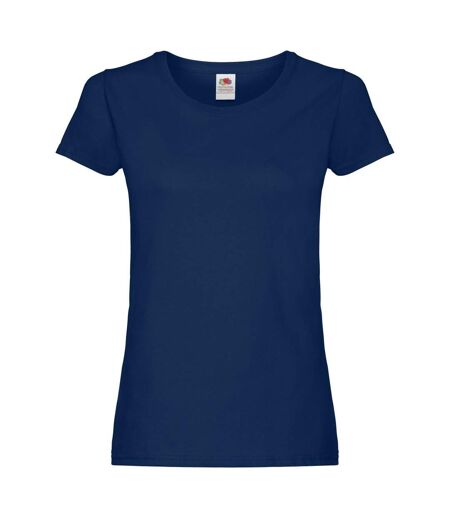 Fruit of the Loom Womens/Ladies Original Lady Fit T-Shirt (Navy) - UTPC6013