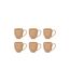 Lot de 6 Mugs en Céramique Maé 48cl Beige-1