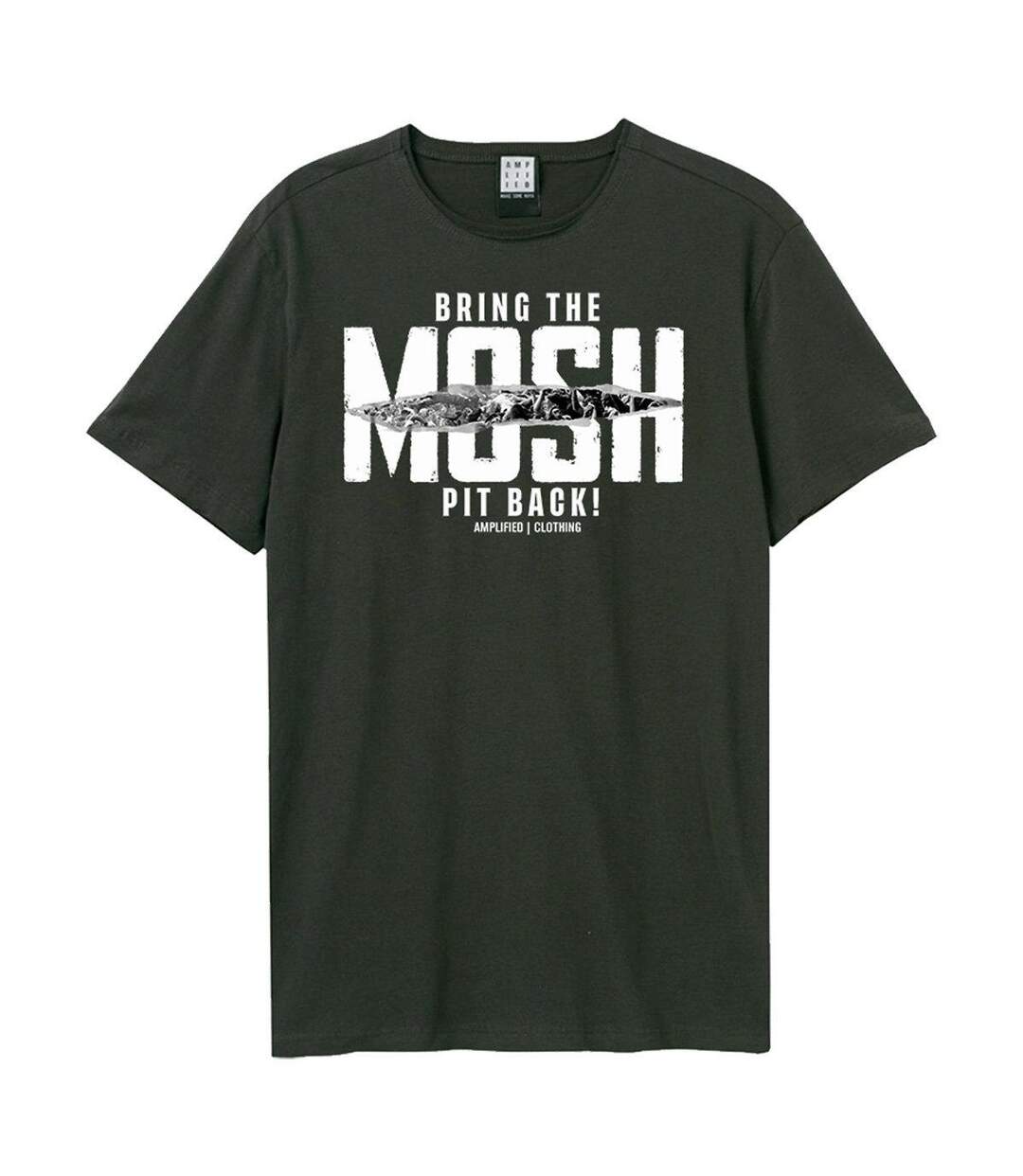 T-shirt Bring The Mosh Pit Back! Adulte Charbon Amplified-1