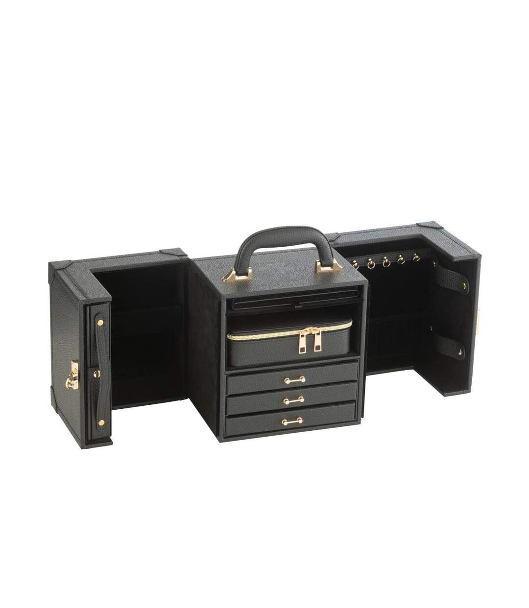 Coffret Boîte à Bijoux Ericka 29cm Noir-2