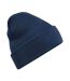 Bonnet À Manchettes Original Pour Adultes, Unisexe Bleu Marine Beechfield-1