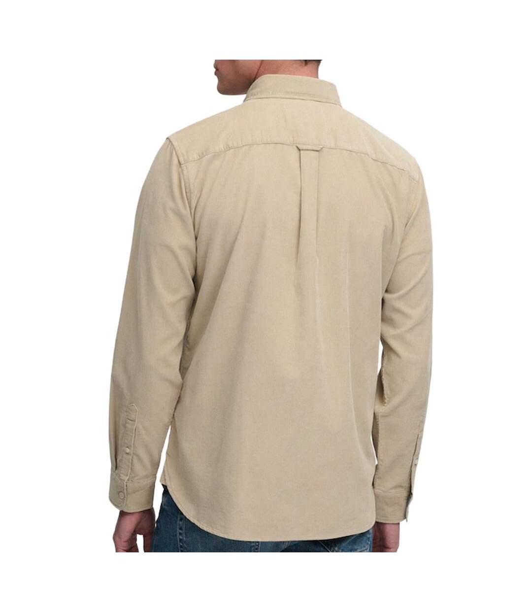 Chemise beige homme superdry classic-2