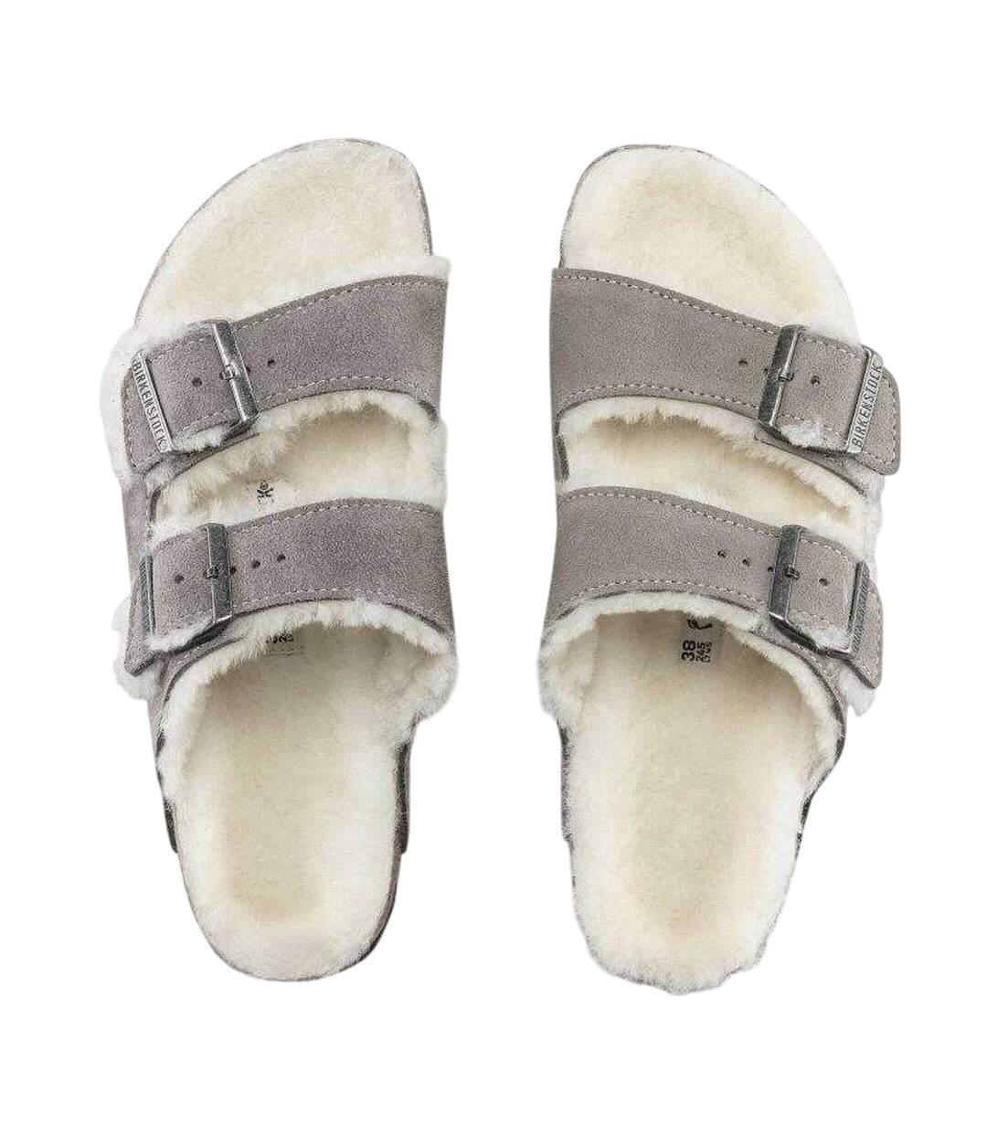 Claquettes Arizona Adulte Gris Birkenstock-3