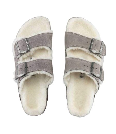 Claquettes Arizona Adulte Gris Birkenstock