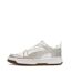 Baskets blanc/argent femme puma rebound v6 low metal-1