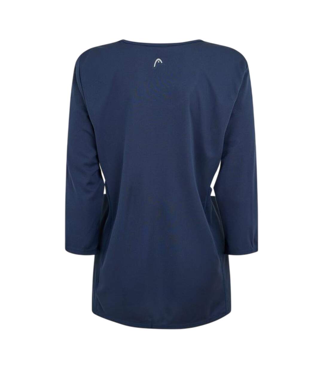 Womens/ladies Club Scoop Neck 3/4 Sleeve T-shirt Blue Head-2