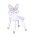 Chaise Renard pour enfant - Blanc-1