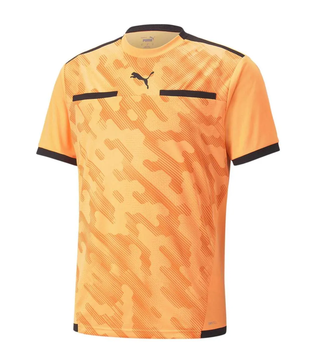 Mens Teamliga Referee Jersey Neon Orange Black Puma-1