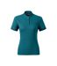 Polo Motif/style Losange Femme Bleu Malfini-1