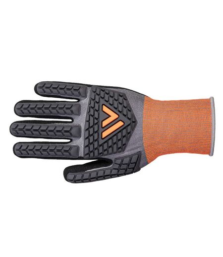Ct cut d18 low impact nitrile safety gloves l grey/black Portwest