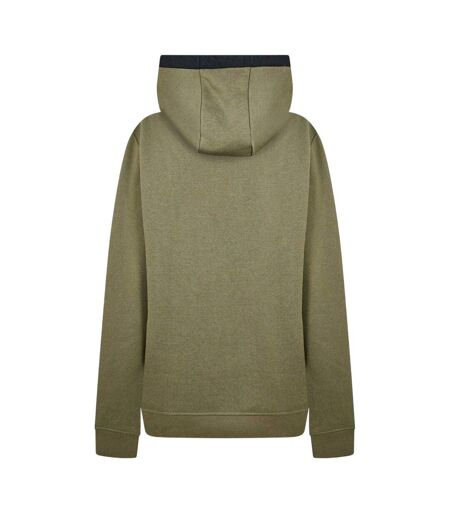 Sweat À Capuche Femme Vert Kaki Everlast