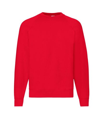 Fruit Of The Loom Mens Raglan Sleeve Belcoro® Sweatshirt (Red)