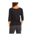 Women's round neck 3/4 sleeve sports T-shirt Z1T00684