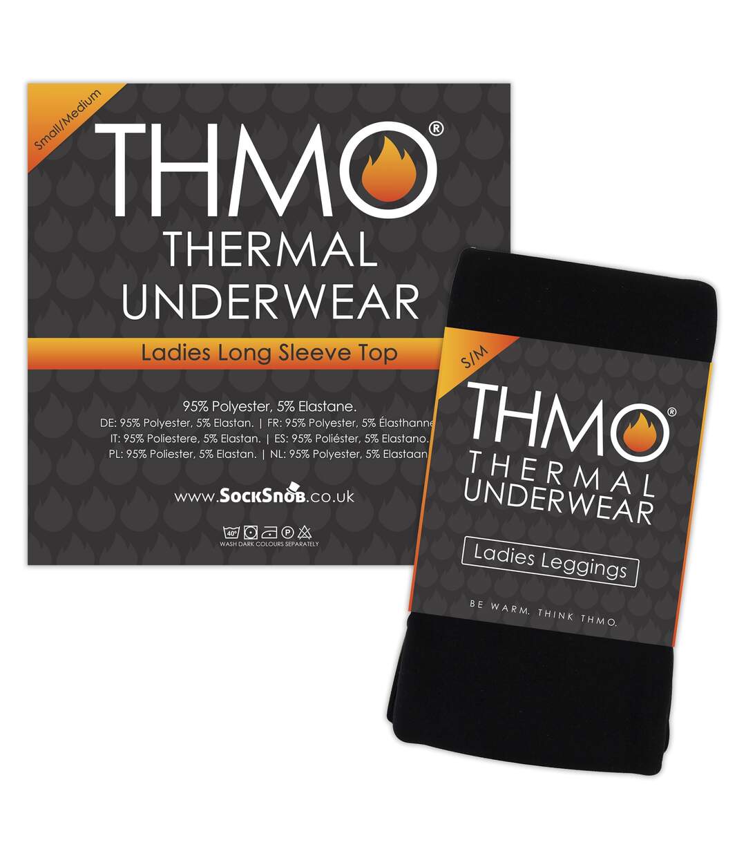 Ladies Long Sleeve Thermal Top & Thermal Leggings for Winter-2