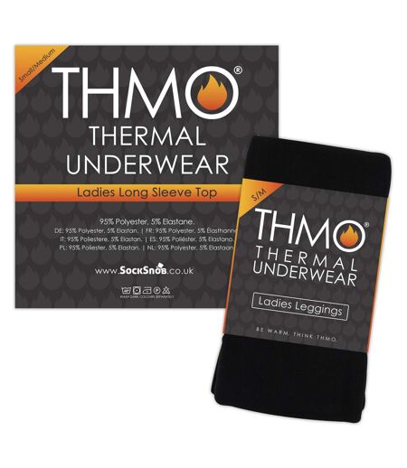 Ladies Long Sleeve Thermal Top & Thermal Leggings for Winter