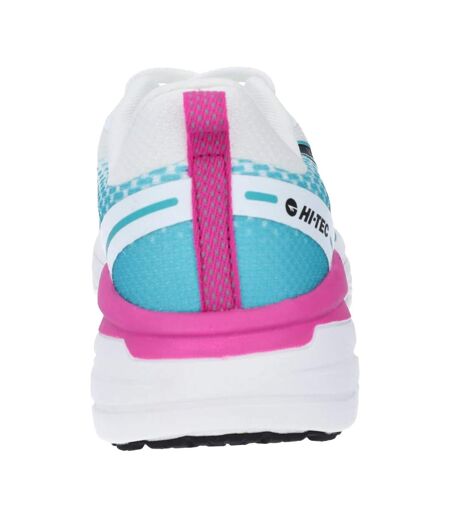 Baskets Promenade Femme Blanc Vif Noir Hi-Tec
