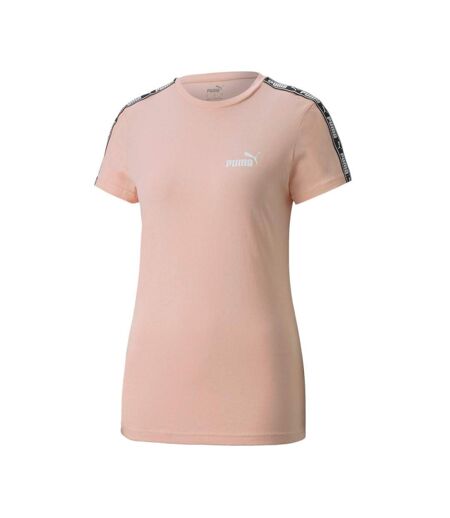 T-shirt Rose Femme Puma Tape - M