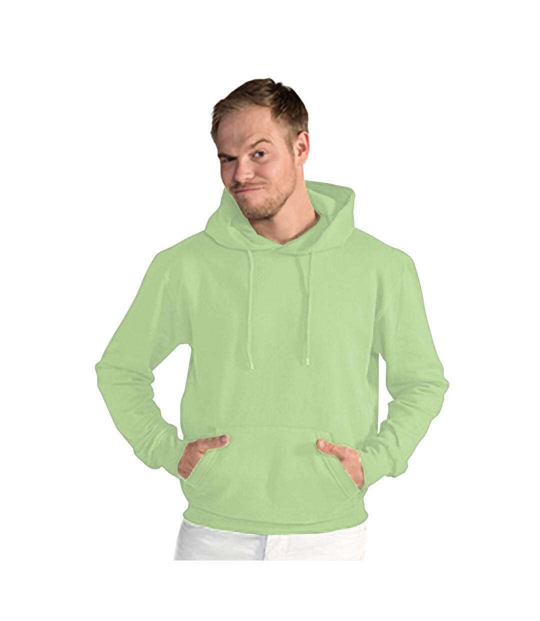 Sweatshirt Homme Vert Pastel SG-1