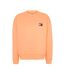 Sweat Orange Femme Tommy Jeans Badge - XS