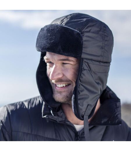 Mens Waterproof Fleece Lined Winter Thermal Trooper Trapper Hat