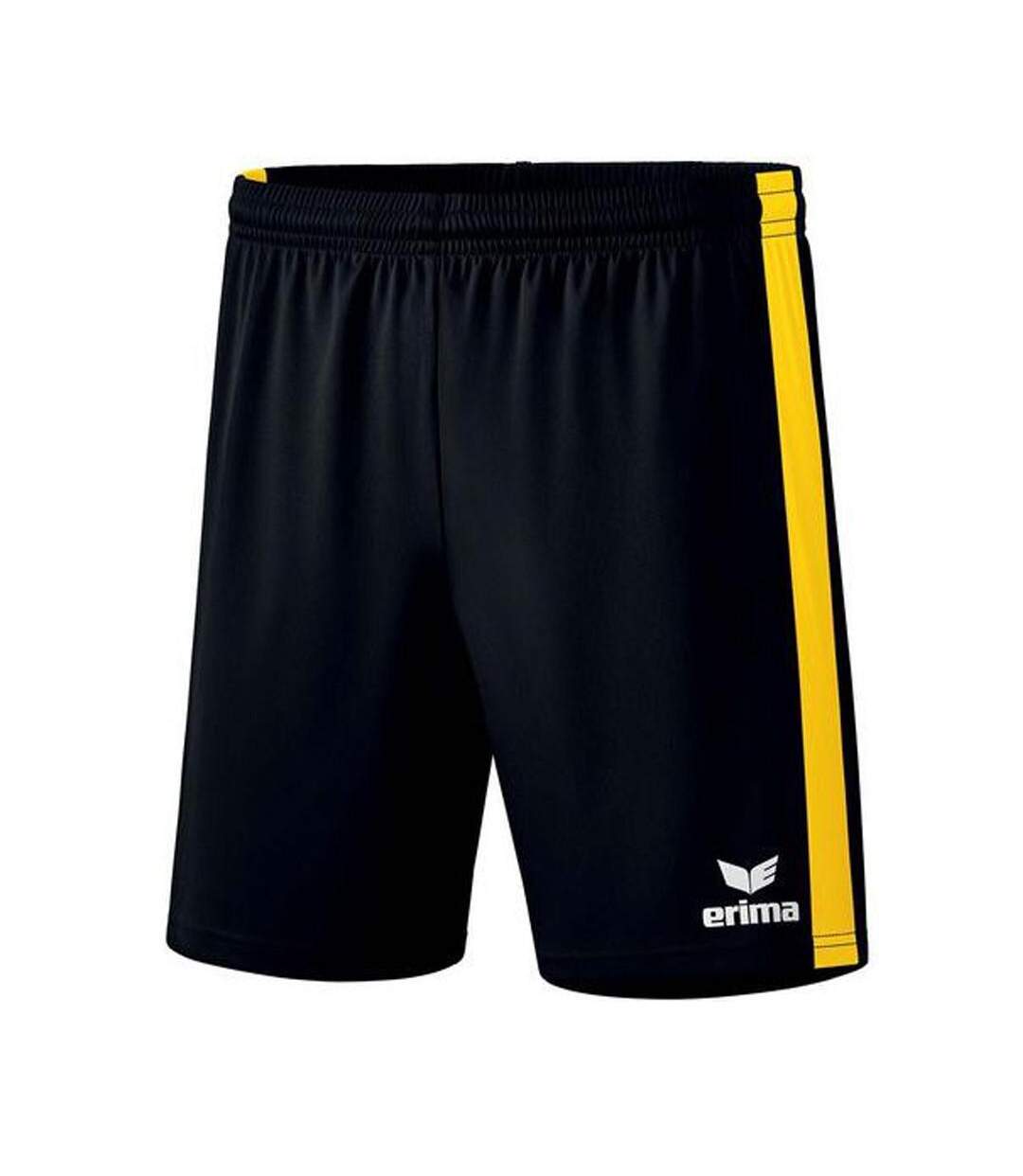 Short noir/jaune homme erima retro star-1