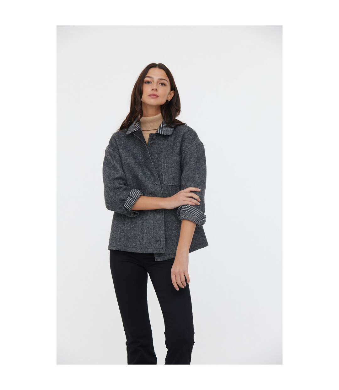 Veste polyester loose FIAL-4