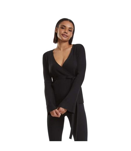 Cardigan Motif/style Côtelé Femme Noir Urban Classics