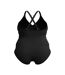 Maillot De Bain 1 Pièce Style Façonné Femme Noir Speedo-2