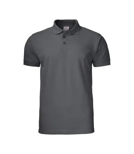 Mens Surf Pro Rsx Polo Shirt Steel Grey Printer