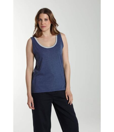 Debardeur Col Lurex Femme Deb Summer Twilight (marine) | Gerard PasquierPasq
