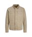 Mens Sherpa Denim Jacket Khaki Jack And Jones-2