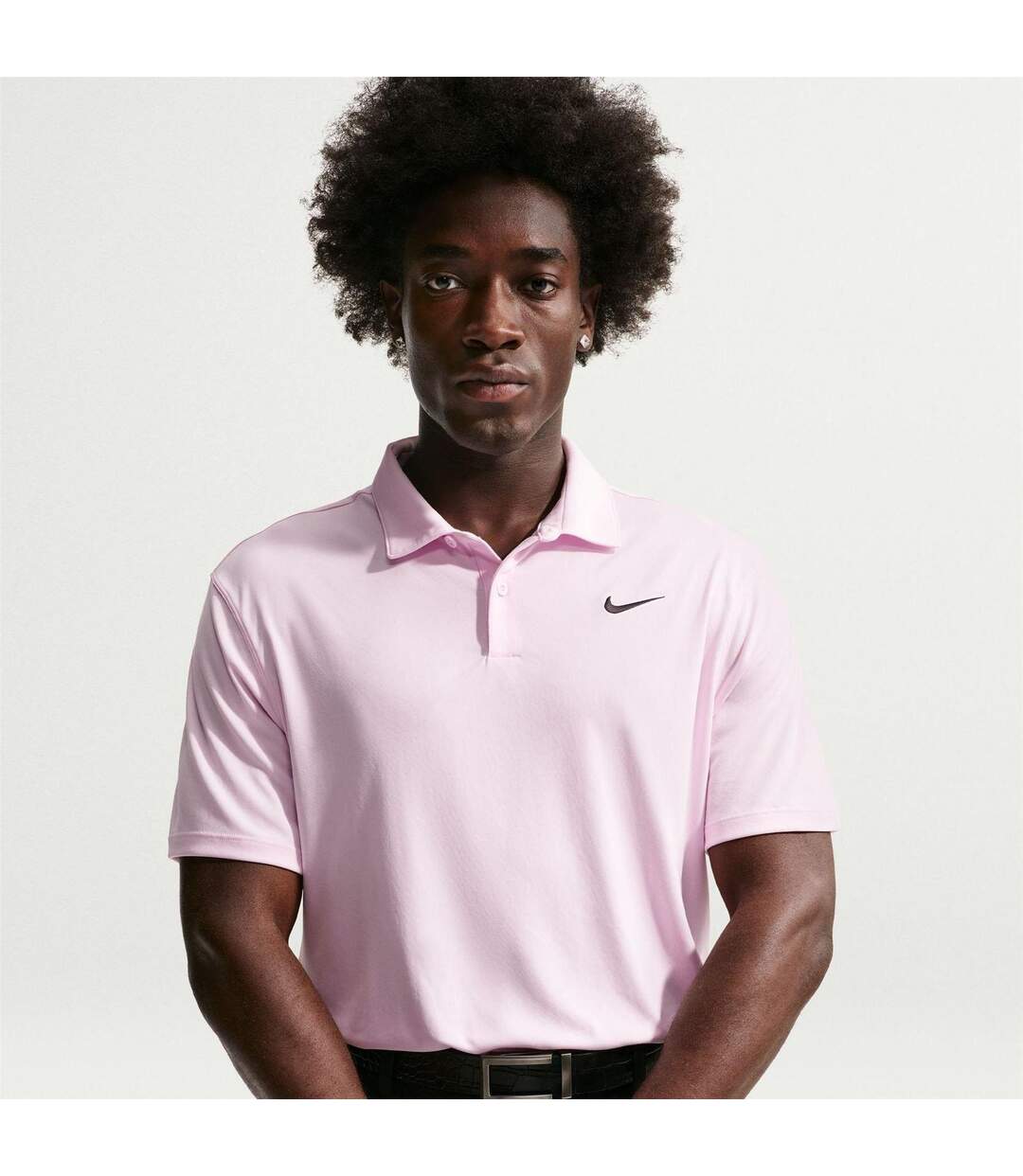 Polo Manches Courtes Performance Homme Rose Pâle Nike-1
