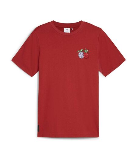 T-shirt rouge homme puma x one piece graphic