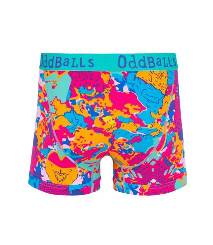 OddBalls Mens Arty Farty Boxer Shorts (Multicolored) - UTOB126