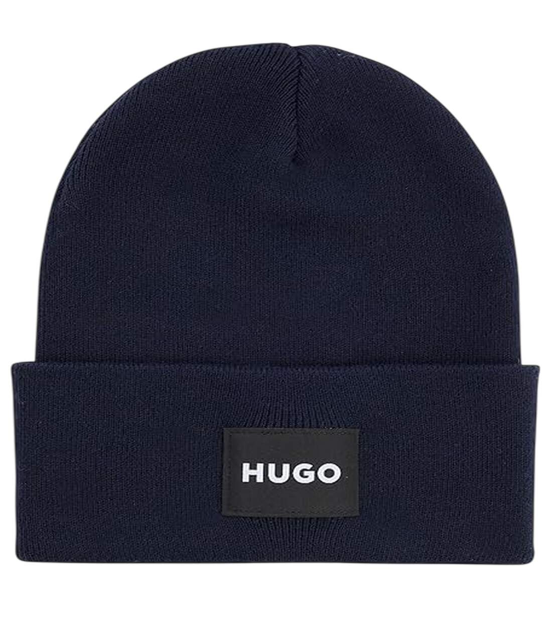 Bonnet Décontracté Motif/style Logo Xevon Bleu Marine Hugo-1