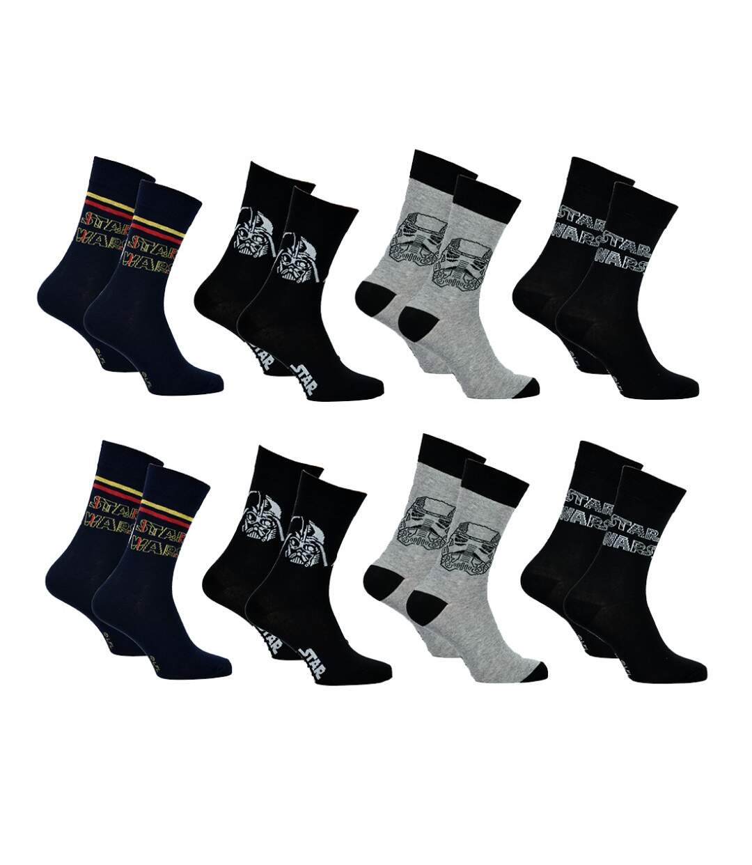 Chaussettes Star Wars - Pack de 8-3