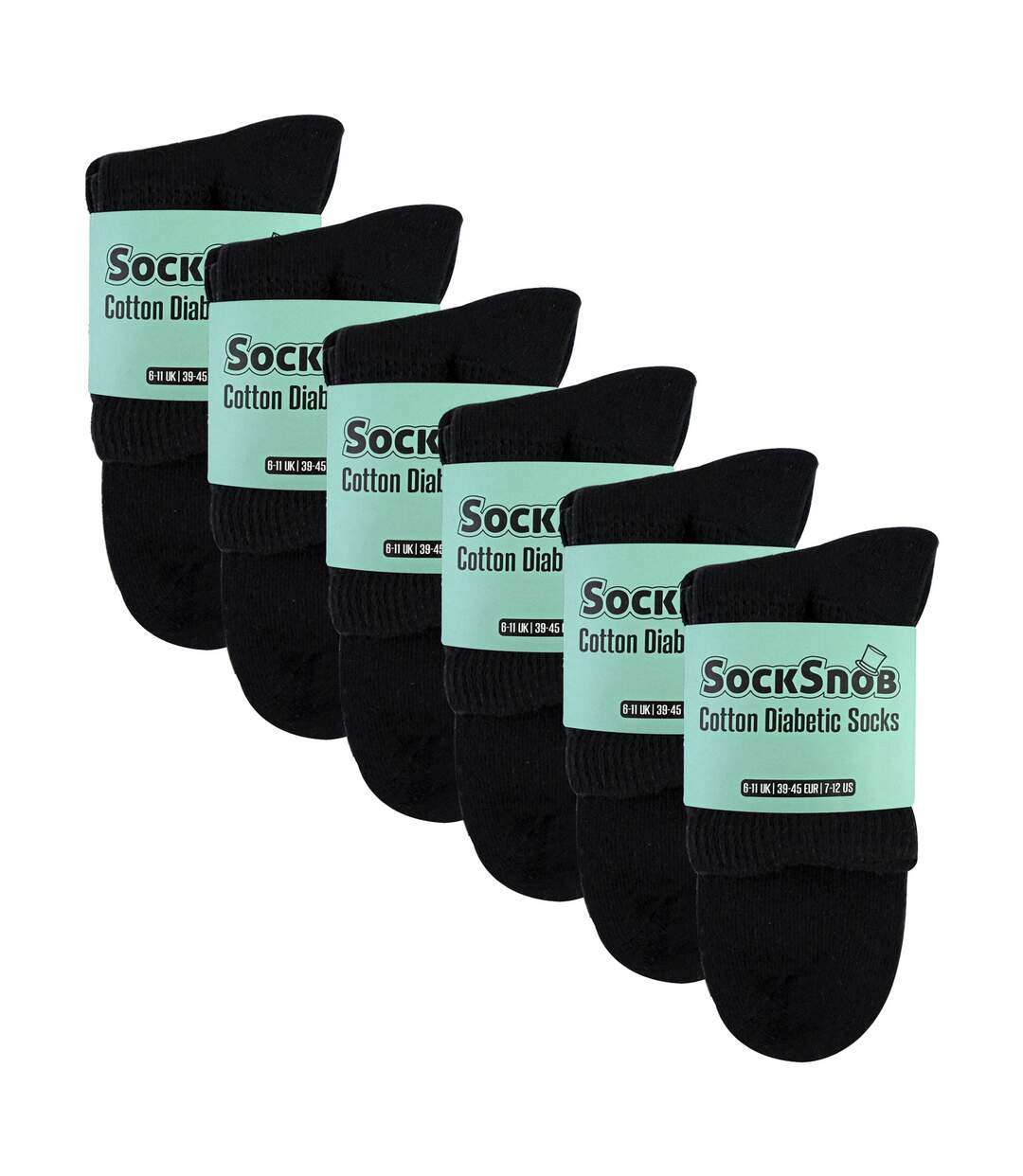 18 Pairs Mens Diabetic Ankle Socks Cotton Blend Non Elastic Comfort Socks-2