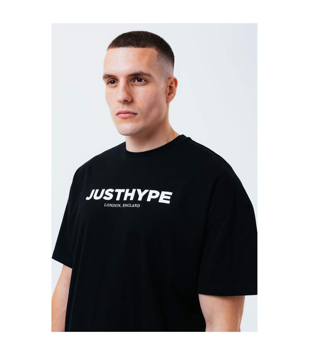 Hype Mens JH Oversized T-Shirt (Black)