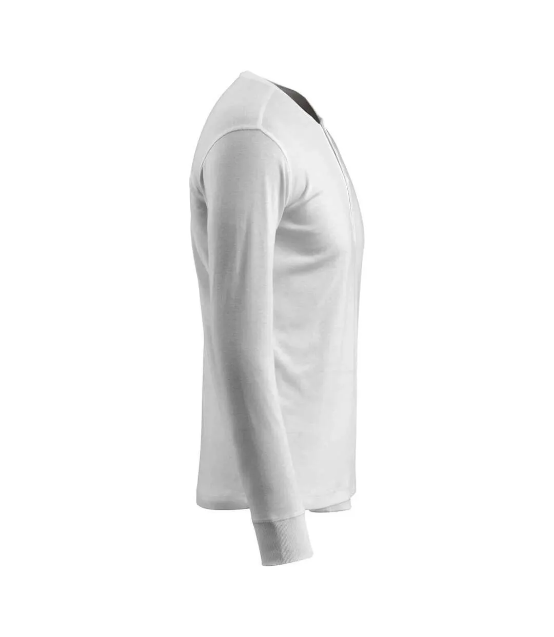 Womens/ladies Crossover Long-sleeved T-shirt White Mascot-4