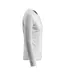 Womens/ladies Crossover Long-sleeved T-shirt White Mascot-4