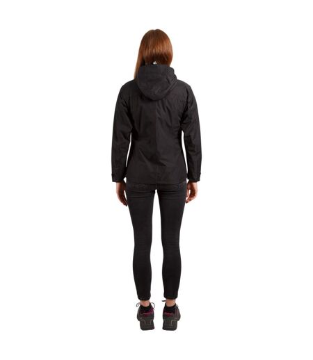 Trespass Womens/Ladies Review Waterproof Jacket (Black)
