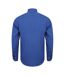 Mens moisture wicking long-sleeved shirt royal blue Henbury