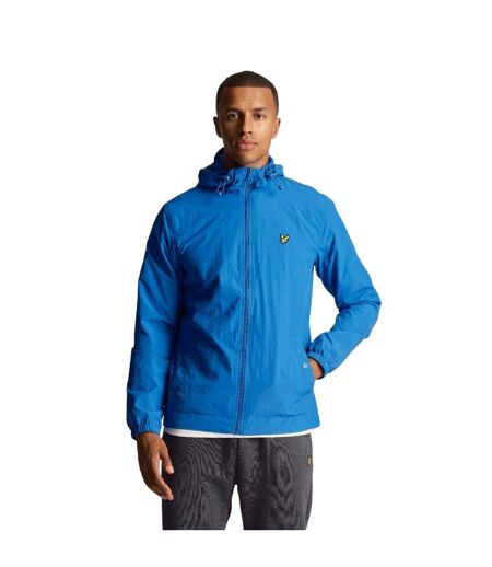 Mens Water Resistant Hooded Jacket Blue Lyle & Scott
